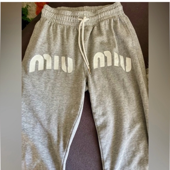 Gray Joggers with Logo - Picture 3 of 7